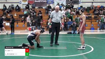 113 lbs Prelims - Derek Lee, Fremont (Sunnyvale) vs Lindbergh Arrocena, Pacheco