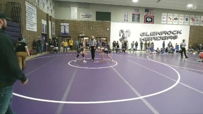 100 lbs Round 5 (6 Team) - Hailey Robinson, Renegades vs Cord Smith, Glenrock Intermediate Middle School