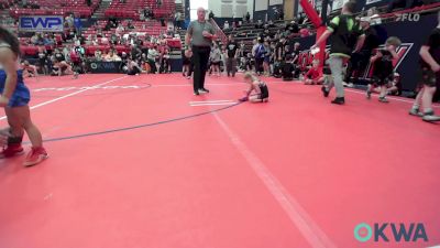 40 lbs 5th Place - Remi Norrell, F-5 Grappling vs Olivia Hawes, Blue Knights