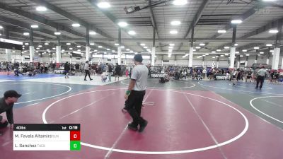 40 lbs Consolation - Molly Favela Altamirano, Sunnyside WC vs Leo Sanchez, Tucson Cyclones