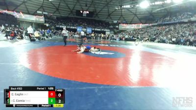 4A 145 lbs Quarterfinal - Cyrus Comia, Tahoma vs Chase Eaglin, South Kitsap