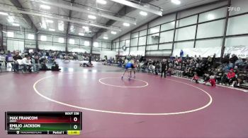 190 lbs Cons. Round 3 - Max Francom, Orem vs Emilio Jackson, Millard