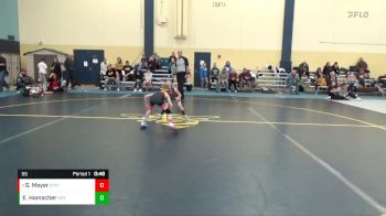 55 lbs 3rd Place Match - Gray Meyer, STMA vs Easton Hamacher, Grynd
