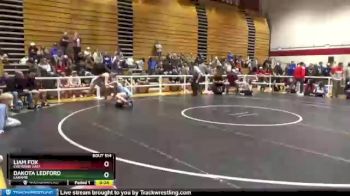132 lbs Cons. Round 4 - Dakota Ledford, Laramie vs Liam Fox, Cheyenne East
