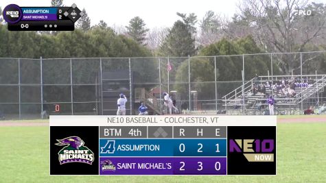Replay: Assumption vs St. Michael's - DH | Apr 10 @ 11 AM