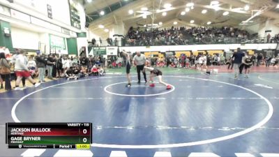 115 lbs Cons. Round 3 - Jackson Bullock, Heritage vs Gage Bryner, Fremont