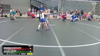 52 lbs Round 2 (4 Team) - Brandon Kavanaugh, Williamsburg WC vs Kaynen Cather, Midlothian Miners