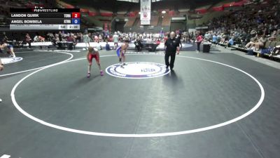 126 lbs Landon Quirk, TCWA - Tri-Counties Wrestling Association vs Angel Bombela, KTWA-Kings-Tulare Wrestling Association