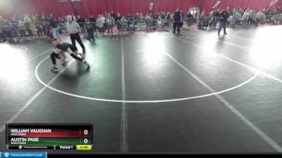 105 lbs Semifinal - Austin Page, Wisconsin vs William Vaughan, Wisconsin