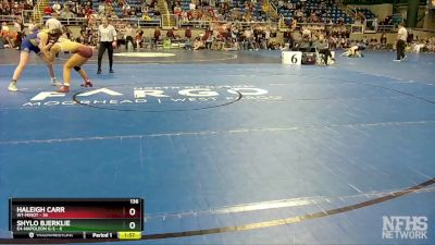 136 lbs Quarterfinal - Haleigh Carr, W1-Minot vs Shylo Bjerklie, E4-Napoleon G-S