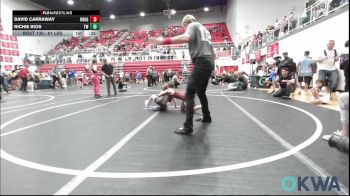 61 lbs Quarterfinal - David Carraway, Rough Riders vs Richie Rios, Tuttle Wrestling