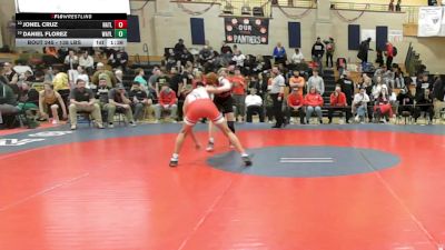 138 lbs Consi Of 8 #2 - Jonel Cruz, North Attleborough vs Daniel Florez, Wayland