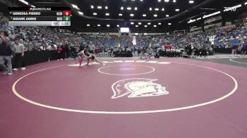 130 lbs Champ. Round 1 - Jaeann James, Newton Hs vs Genessa Fierro, Kansas City - Schlagle HS