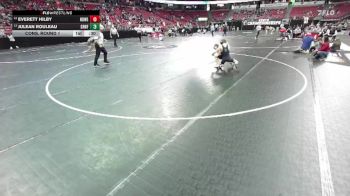D1-106 lbs Cons. Round 1 - Everett Hilby, New Berlin West/Eisen. vs Julean Rouleau, Greenfield