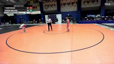 157 lbs Prelim - Corbin Mecham, Southern Virginia vs Luke Dolan, Otterbein University