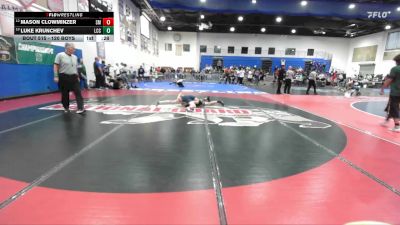 120 Boys Cons. Round 3 - Luke Krunchev, La Costa Canyon vs Mason Clowminzer, San Marcos