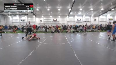 68 lbs Round 3 (10 Team) - Arman Bassiri, Capital City WC vs Blake Proctor, Tri State Hammers