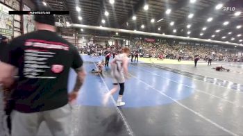 130 lbs Quarterfinal - Samson Caudle, Dickinson Wrestling Club vs Ty Larson, Chamberlain Cubs Wrestling