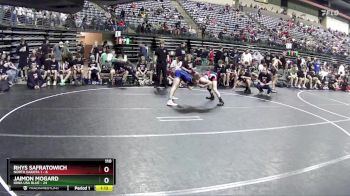 110 lbs Semis & 1st Wrestleback (8 Team) - Rhys Safratowich, North Dakota 1 vs Jaimon Mogard, Iowa USA Blue