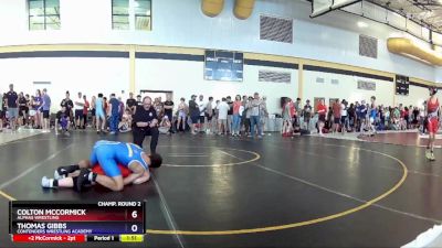 150 lbs Champ. Round 2 - Colton McCormick, Alphas Wrestling vs Thomas Gibbs, Contenders Wrestling Academy