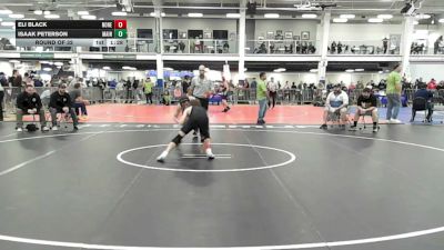 118 lbs Round Of 32 - Eli Black, None vs Isaak Peterson, Maine Hammahs