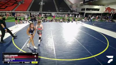 110 lbs Placement Matches (16 Team) - Kate Leonard, Oregon Red vs River Cote, Montana