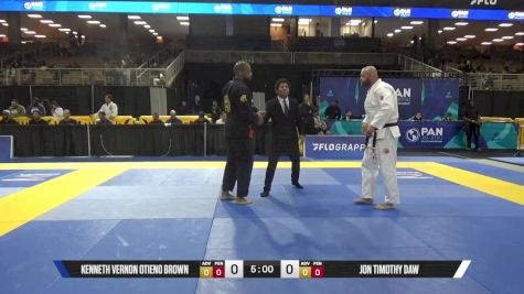 Jon Timothy Daw vs Kenneth Vernon Otieno Brown 2025 Pan Jiu Jitsu IBJJF Championship
