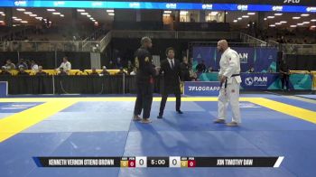 Jon Timothy Daw vs Kenneth Vernon Otieno Brown 2025 Pan Jiu Jitsu IBJJF Championship