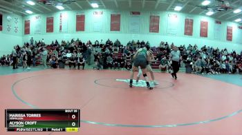 140 lbs Champ. Round 1 - Marissa Torres, Vermillion vs Alyson Croft, Cloverleaf