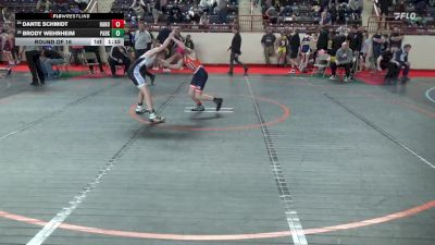 105_B lbs Round Of 16 - Dante Schmidt, Hanover Area vs Brody Wehrheim, Parkland
