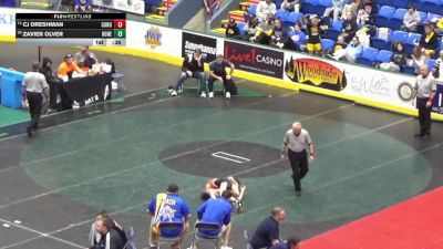 89 lbs Consi Of 8 #2 - Cj Dreshman, Canon-McMillan vs Zavier Olver, Honesdale