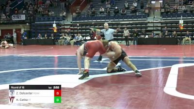 285 lbs Round Of 16 - Zachary Delsanter, Univ Of Pennsylvania vs Hunter Catka, Virginia Tech