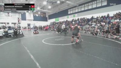 140 lbs Round 1 - Esmeralda Morales, Valley View vs Ilianna Cosic, Peterson Grapplers