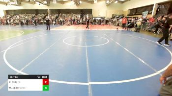 55-T lbs Round Of 32 - Xander Cole, Dover Bandits vs Myles Miller, Wrecking Crew Wrestling Academy