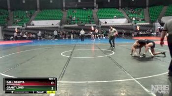 5A 132 lbs Semifinal - Ball Dakota, Alexandria HS vs Grant Long, Moody Hs