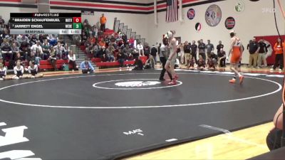 126 lbs Semifinal - Braiden Schaufenbuel, NH/TV vs Jarrett Engel, West Delaware, Manchester