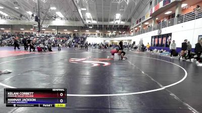 207 lbs Semifinal - Kelani Corbett, Missouri Valley College vs Hannah Jackson, Ottawa University