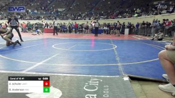 105 lbs Consi Of 16 #1 - Dion Schuler, Lawton, MacArthur Ok vs Bentley Anderson, Shawnee Middle School