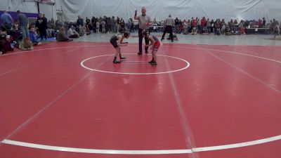 50 lbs Semifinal - Kent Contres, York vs Hayden Long, Hanover