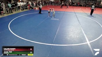 40 lbs Cons. Semi - Calvin Hanna, Watertown-Mayer vs Dane Fier, Minneota