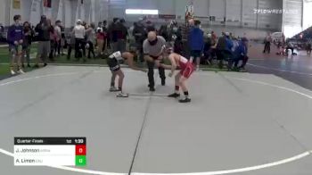 61 lbs Quarterfinal - Jett Johnson, Nbwa vs Ajay Limon, California Grapplers