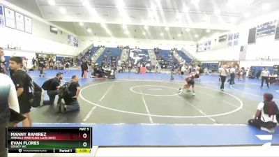 132 lbs Cons. Round 6 - Evan Flores, Legacy WC vs Manny Ramirez, Arreola Wrestling Club (AWC)