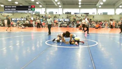 132 lbs Rr Rnd 1 - Julissa Ortiz, Elite Coral - HSG vs Sayria Jeter, 5forty Lady Brawlers - HSG