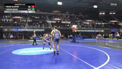 174 lbs Cons. Round 4 - Austin Brass, Messiah vs Dejon Glaster, Millikin