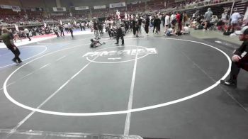 54 lbs Consi Of 4 - River Robison, Black Fox Wrestling Academy vs Jaxson Staples, Pueblo County WC