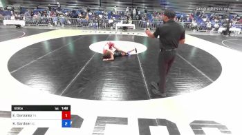 123 lbs Consi Of 16 #1 - Ella-Lina Gonzalez, TN vs Kalliscya Gardner, SC