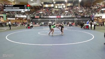120 lbs 5th Place Match - Madison Siegfried, St. Francis HS vs Kit Donley, Ellsworth HS