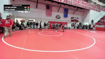 HS 110 lbs Quarterfinal - Ny`Ree Coburn, PONCA CITY vs Emjay Marez, Garden City HS
