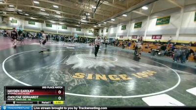 120 lbs 3rd Place Match - Hayden Eardley, Wyoming Unattached vs Choutae Gerhardt, MATPAC Wrestling - ND