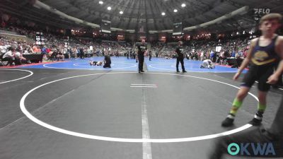 110 lbs Round Of 32 - Carson Rojas, Spiro Bulldog Wrestling vs Rhett Reynolds, Piedmont